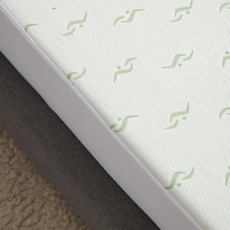 Водонепроницаемый защитный чехол для матраса из бамбукового жаккарда с узором смайлик (3)