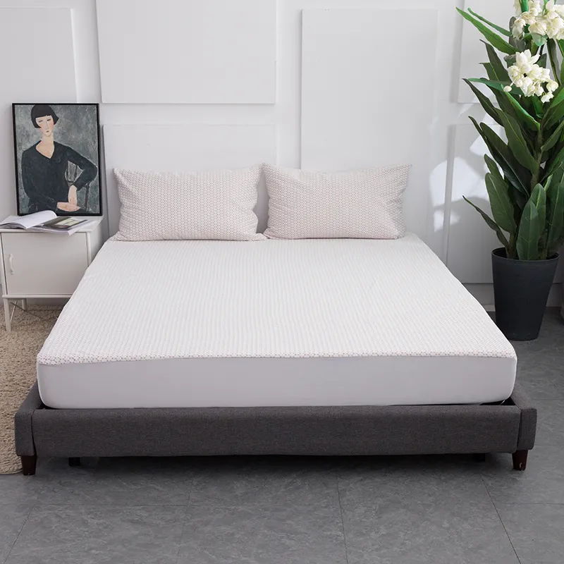 Водонепроницаемый защитный чехол для матраса из жаккарда пропитанного медью (1)