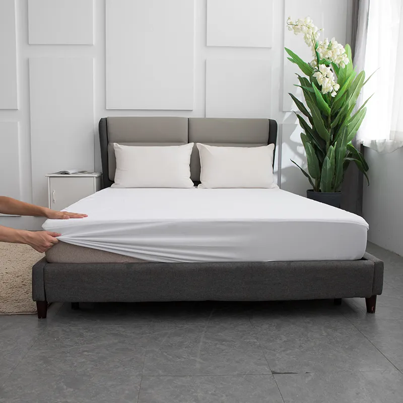 Водонепроницаемый защитный чехол для матраса из кораллового флиса (6)