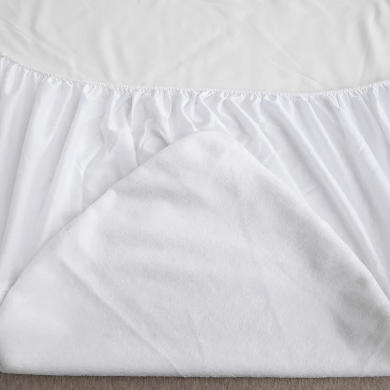 Водонепроницаемый защитный чехол для матраса из кораллового флиса (7)