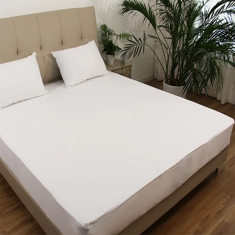 Водонепроницаемый защитный чехол для матраса из полиэфирного махра (1)