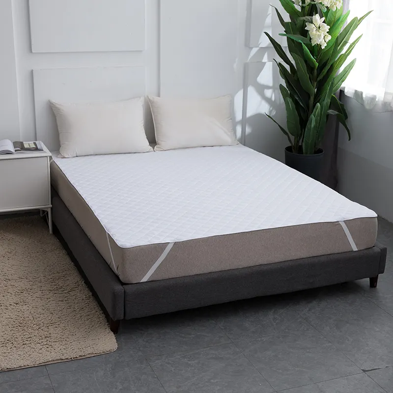 Водонепроницаемый защитный чехол для матраса из стеганого бамбукового махра (1)