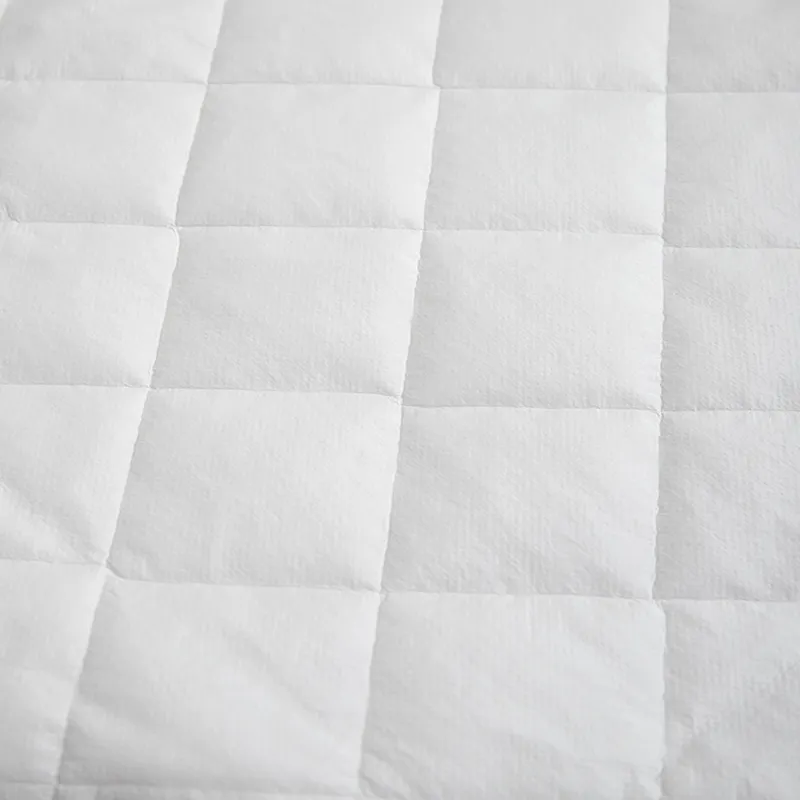 Водонепроницаемый защитный чехол для матраса из стеганого бамбукового махра (8)