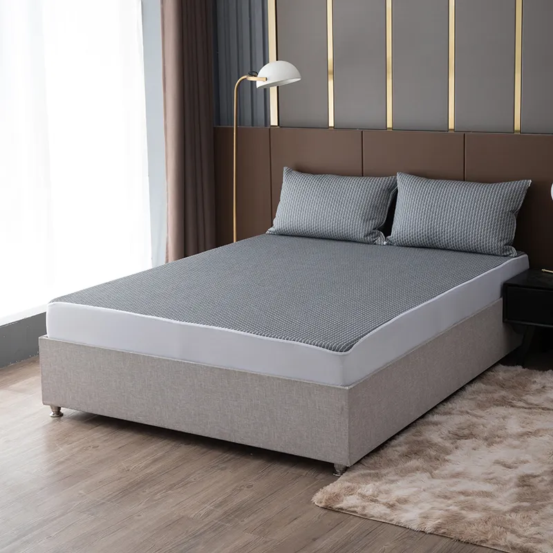 Водонепроницаемый защитный чехол для матраса из угольного жаккарда (8)