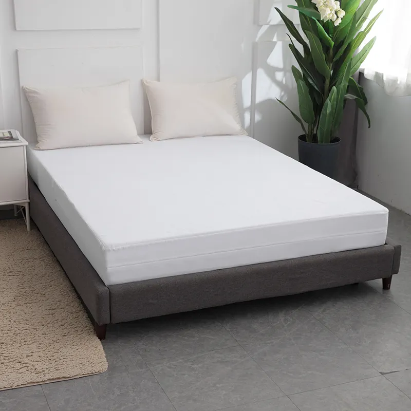 Водонепроницаемый защитный чехол для матраса на молнии из бамбукового махра (5)