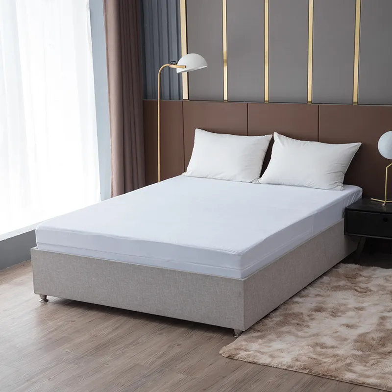 Водонепроницаемый защитный чехол для матраса на молнии из полиэфирного трикотажа (9)