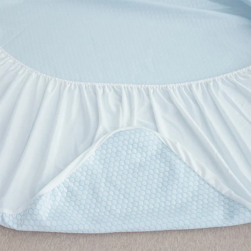 Водонепроницаемый охлаждающий жаккардовый защитный чехол для матраса (6)