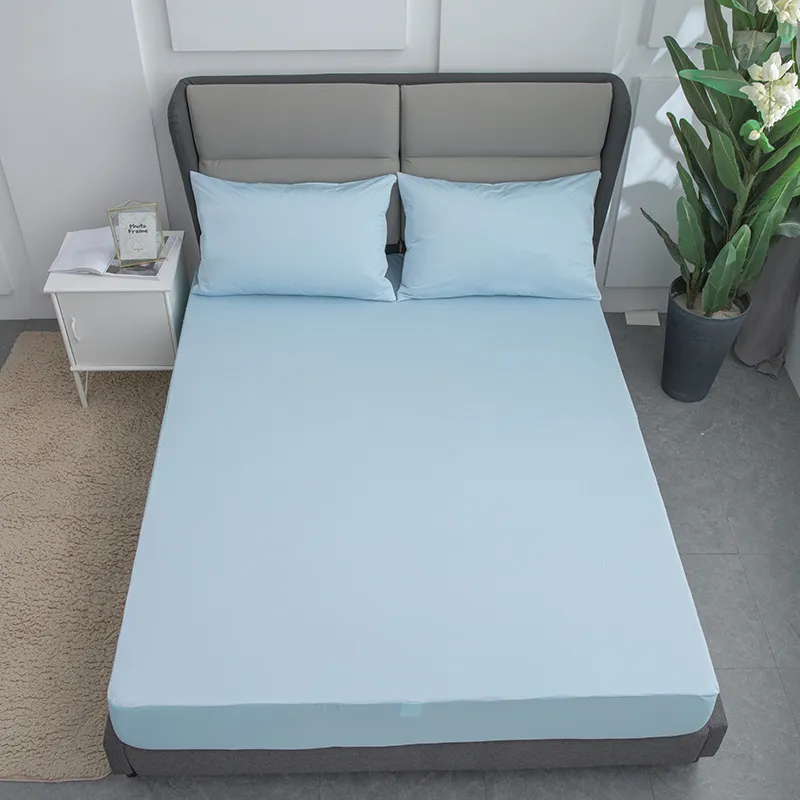 Водонепроницаемый охлаждающий защитный чехол для матраса из трикотажа (1)