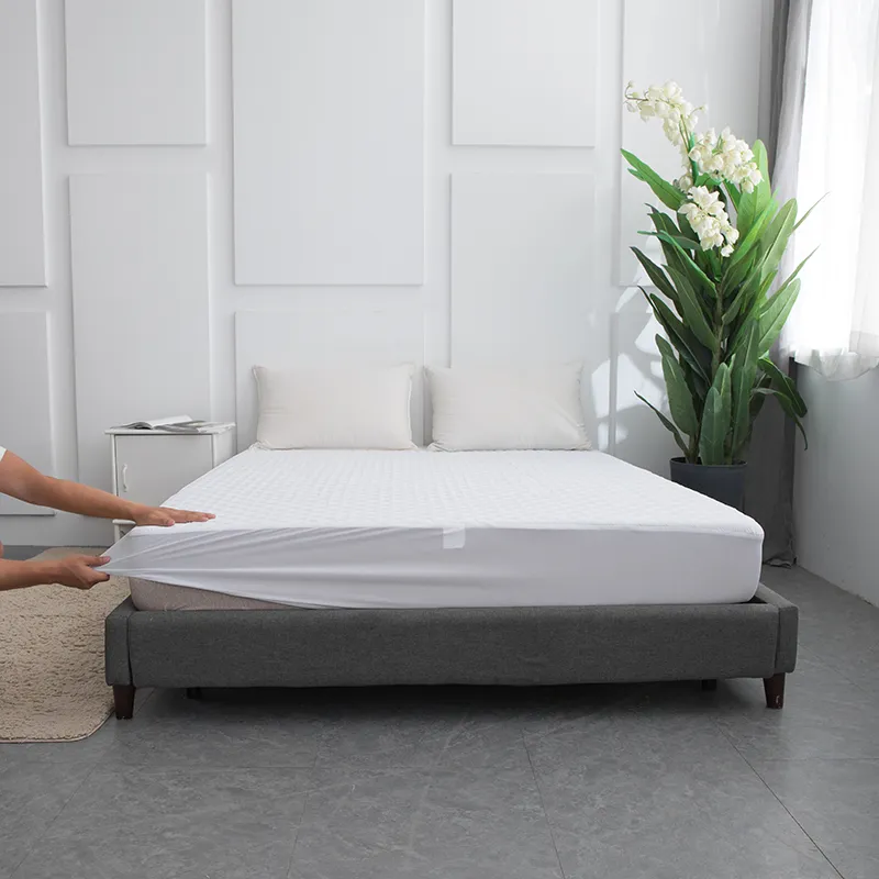 Водонепроницаемый стеганый защитный чехол для матраса (6)