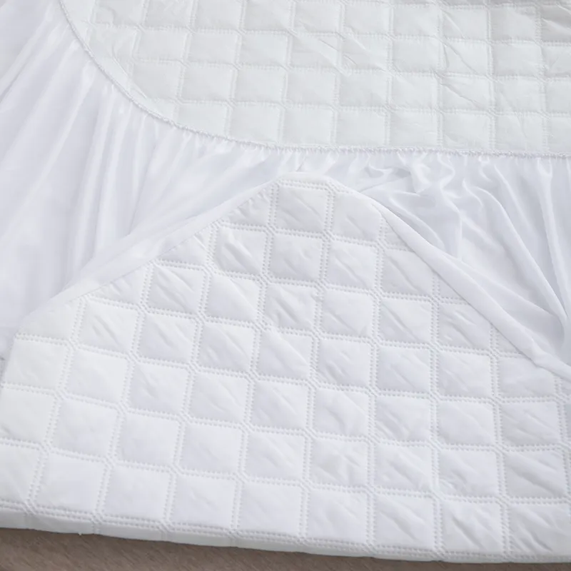 Водонепроницаемый стеганый защитный чехол для матраса (7)